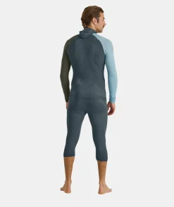ORTOVOX Baselayer^120 COMP LIGHT HOODY M petrolblue