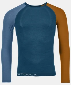 ORTOVOX Baselayer^120 COMP LIGHT LONG SLEEVE M petrolblue