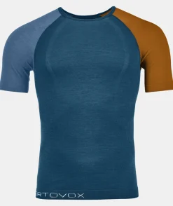 ORTOVOX Baselayer^120 COMP LIGHT SHORT SLEEVE M petrolblue