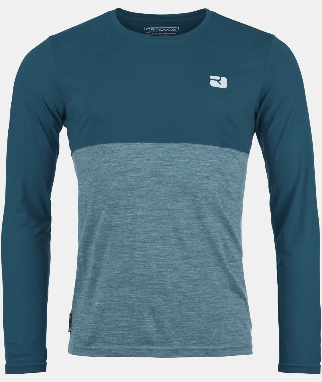 ORTOVOX T-Shirts & Longsleeves^150 COOL LOGO LS M petrolblue