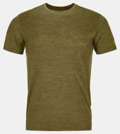 ORTOVOX T-Shirts & Longsleeves^150 COOL MOUNTAIN FACE TS M greenmossblend