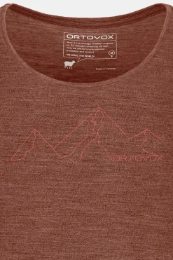 ORTOVOX T-Shirts & Longsleeves^150 COOL MOUNTAIN FACE TS W clayorangeblend