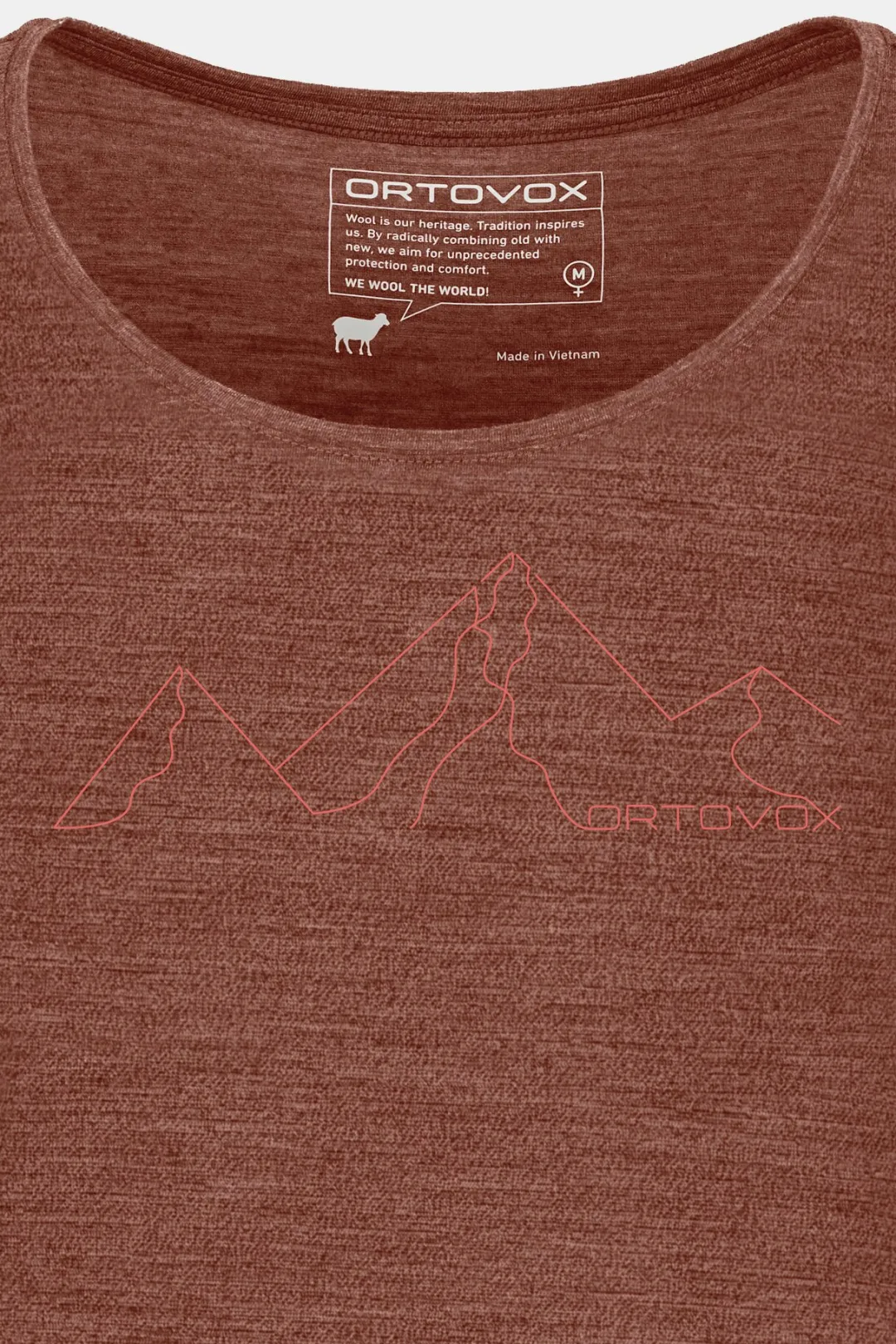 ORTOVOX T-Shirts & Longsleeves^150 COOL MOUNTAIN FACE TS W clayorangeblend