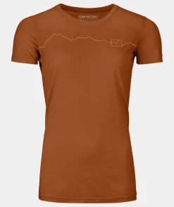ORTOVOX T-Shirts & Longsleeves^150 COOL MOUNTAIN TS W bristlebrown