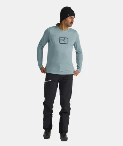 ORTOVOX T-Shirts & Longsleeves^150 COOL MTN SILHOUETTE LS M darkwildherbs