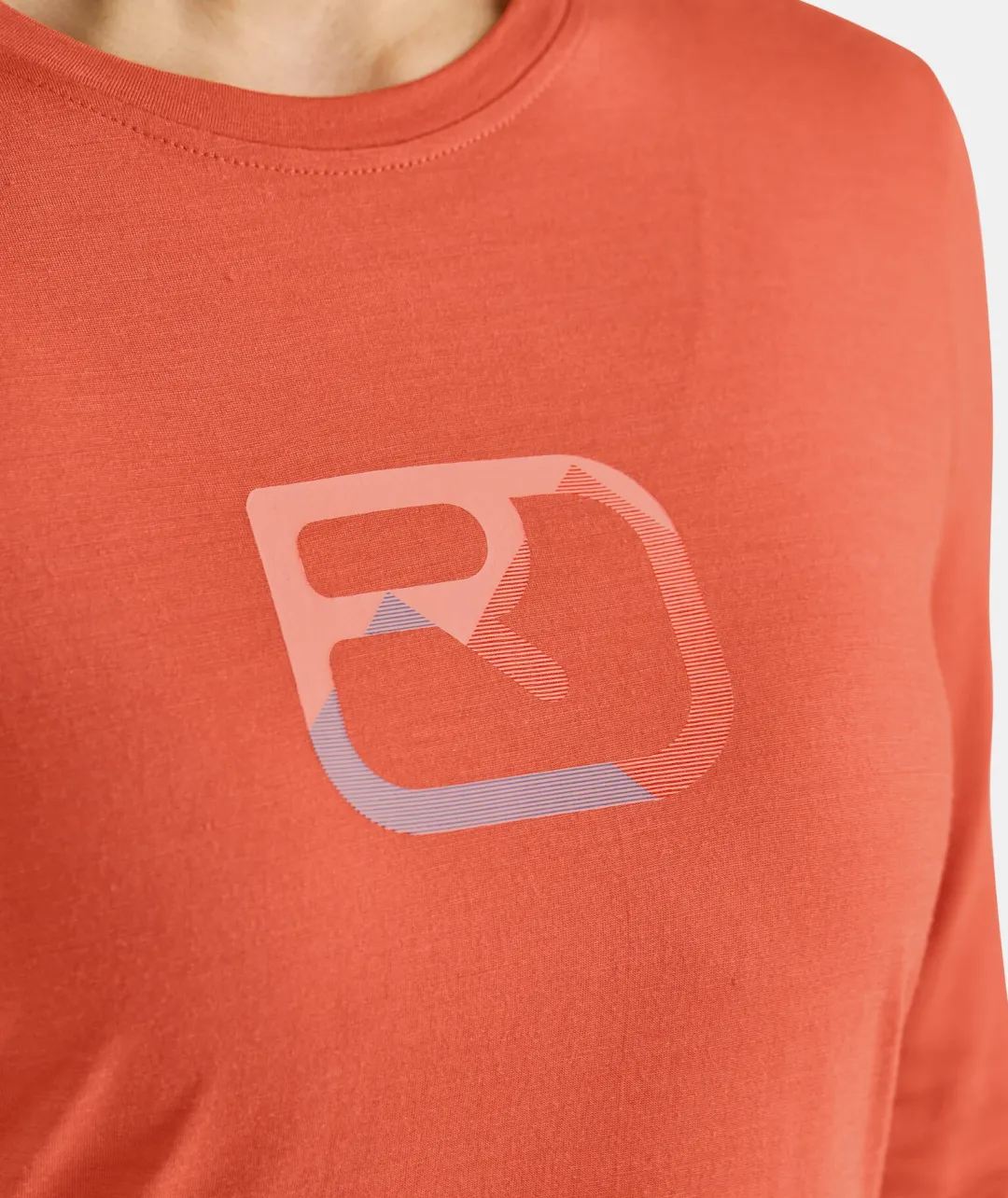 ORTOVOX T-Shirts & Longsleeves^150 COOL MTN SILHOUETTE LS W sunsetorange