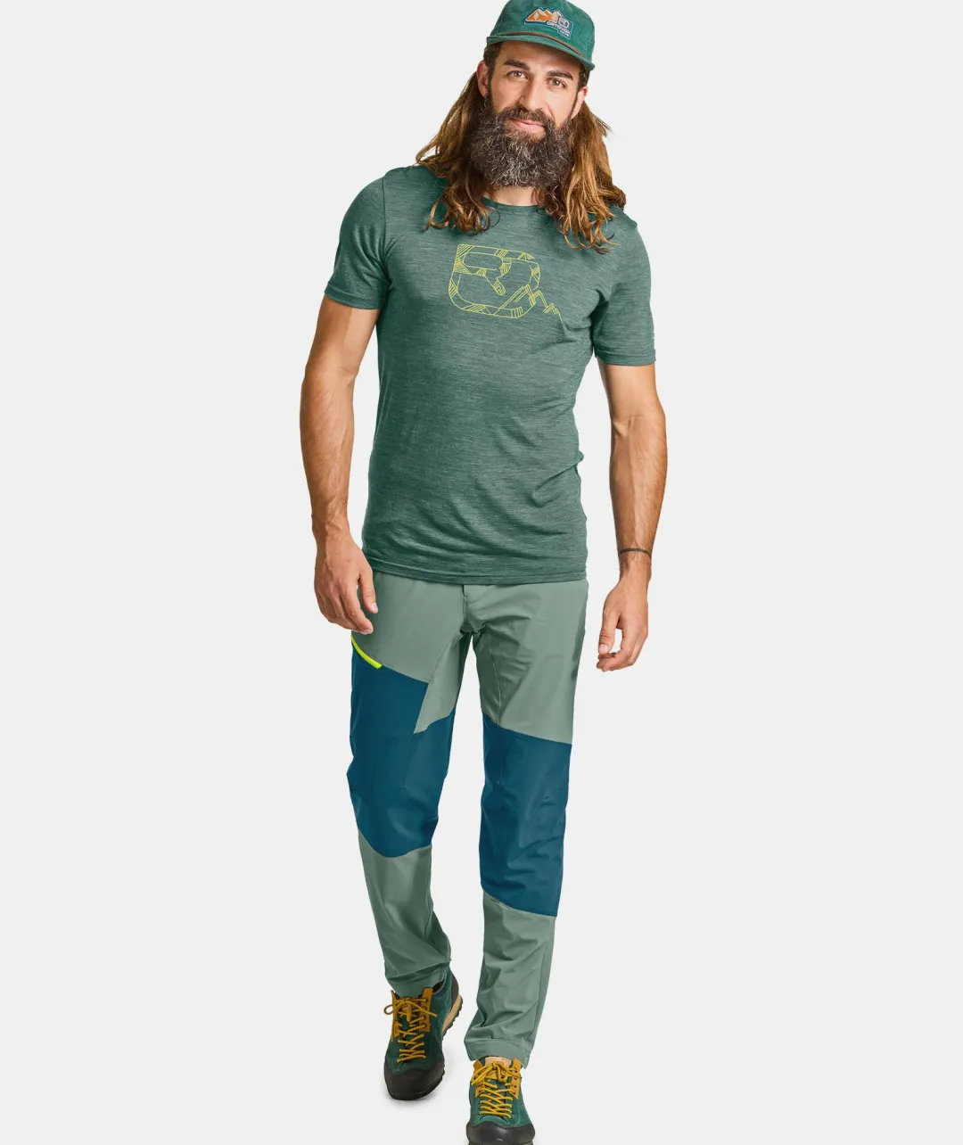 ORTOVOX T-Shirts & Longsleeves^120 COOL TEC MTN LOGO TS M petrolblue