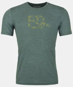 ORTOVOX T-Shirts & Longsleeves^120 COOL TEC MTN LOGO TS M darkpacificblend