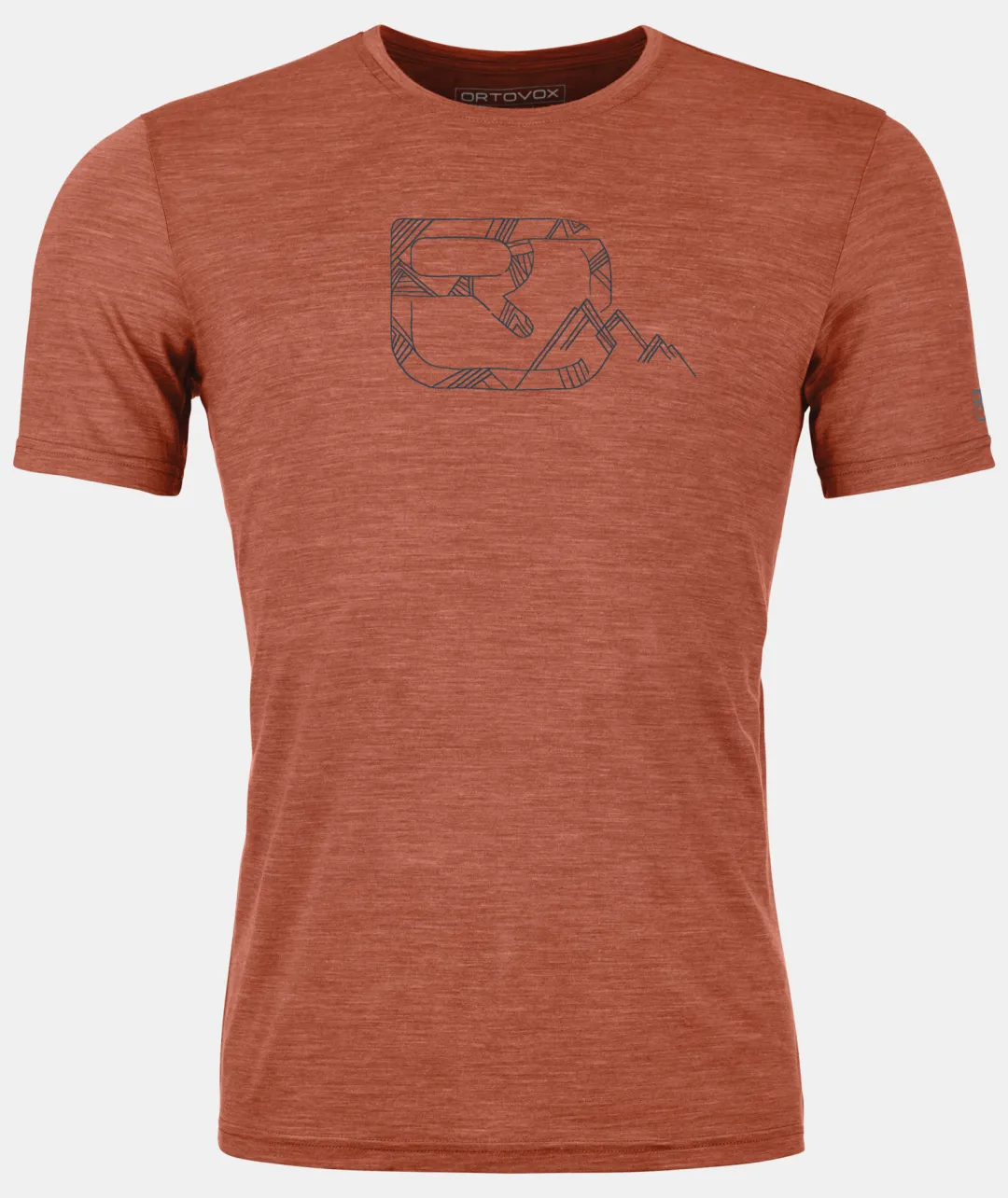 ORTOVOX T-Shirts & Longsleeves^120 COOL TEC MTN LOGO TS M clayorangeblend