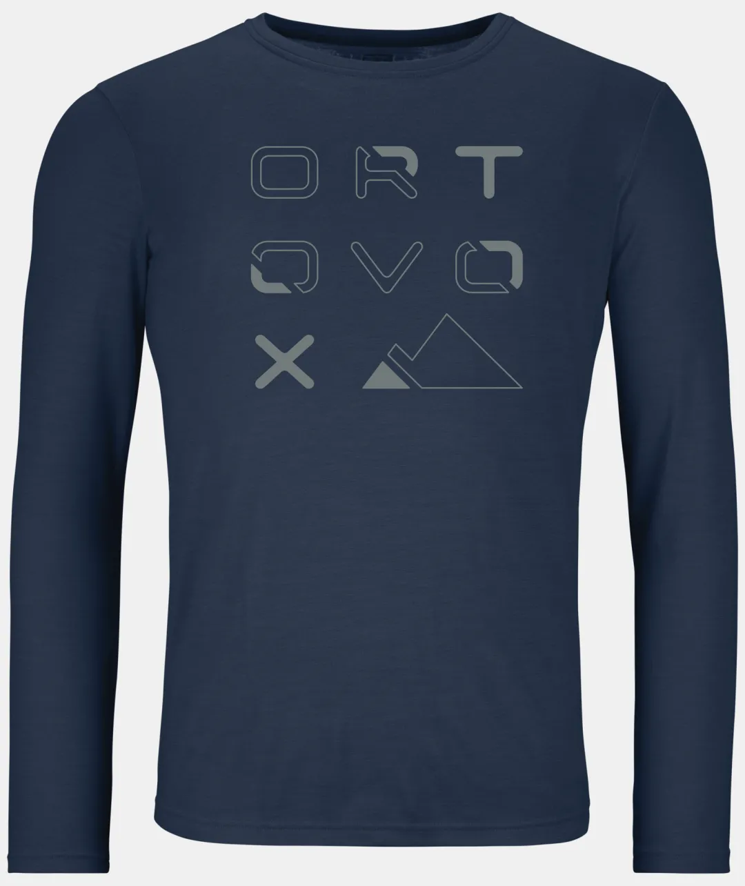 ORTOVOX T-Shirts & Longsleeves^185 MERINO BRAND OUTLINE LS M deepocean