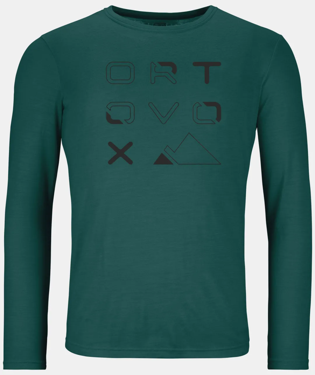 ORTOVOX T-Shirts & Longsleeves^185 MERINO BRAND OUTLINE LS M darkpacific