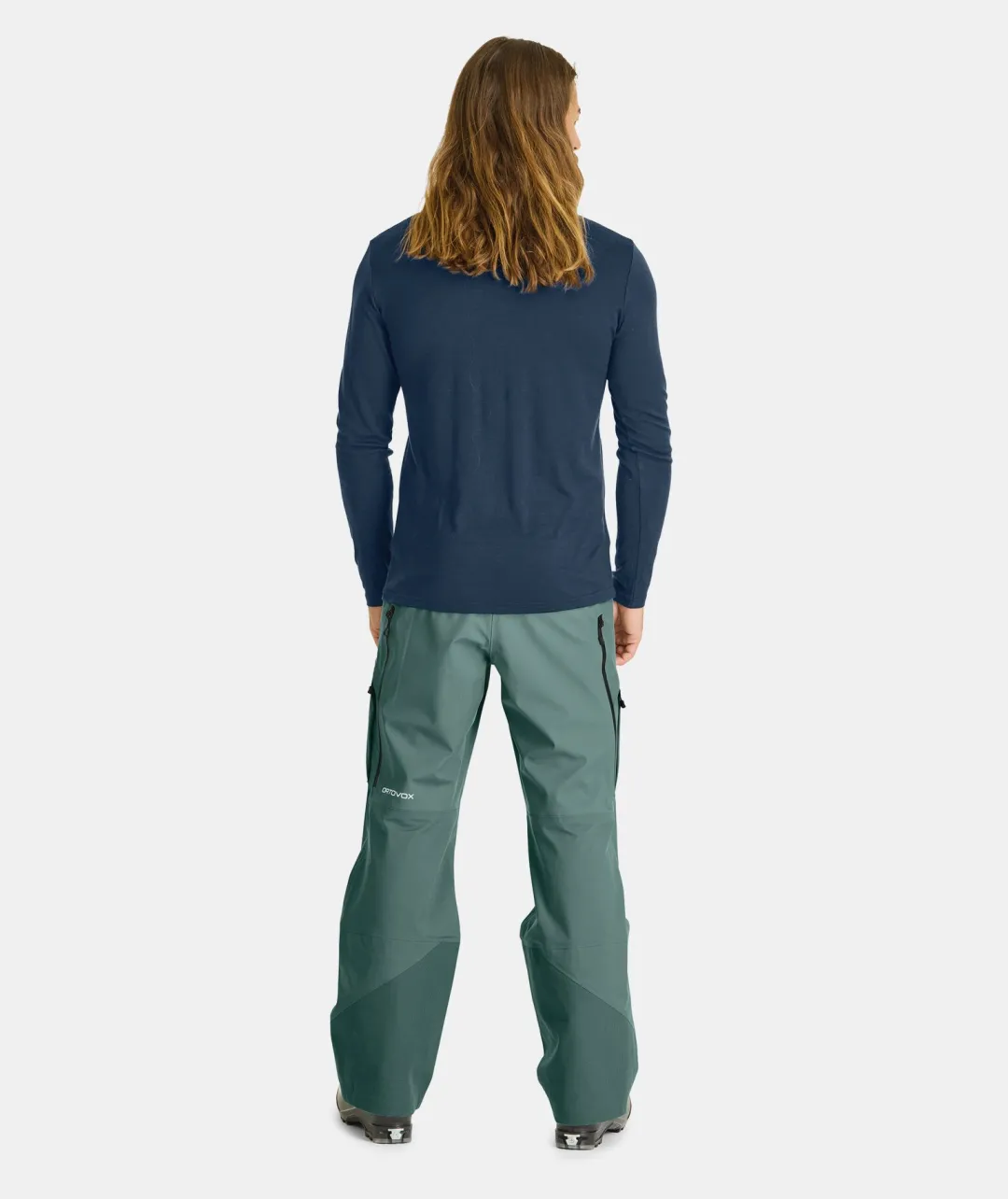 ORTOVOX T-Shirts & Longsleeves^185 MERINO BRAND OUTLINE LS M darkpacific