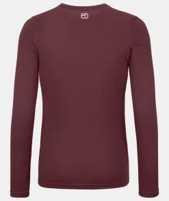 ORTOVOX T-Shirts & Longsleeves^185 MERINO BRAND OUTLINE LS W winetasting