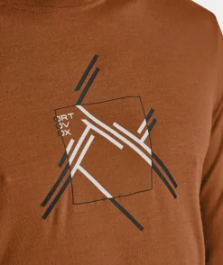 ORTOVOX T-Shirts & Longsleeves^185 MERINO MTN CUTOUT LS M bristlebrown