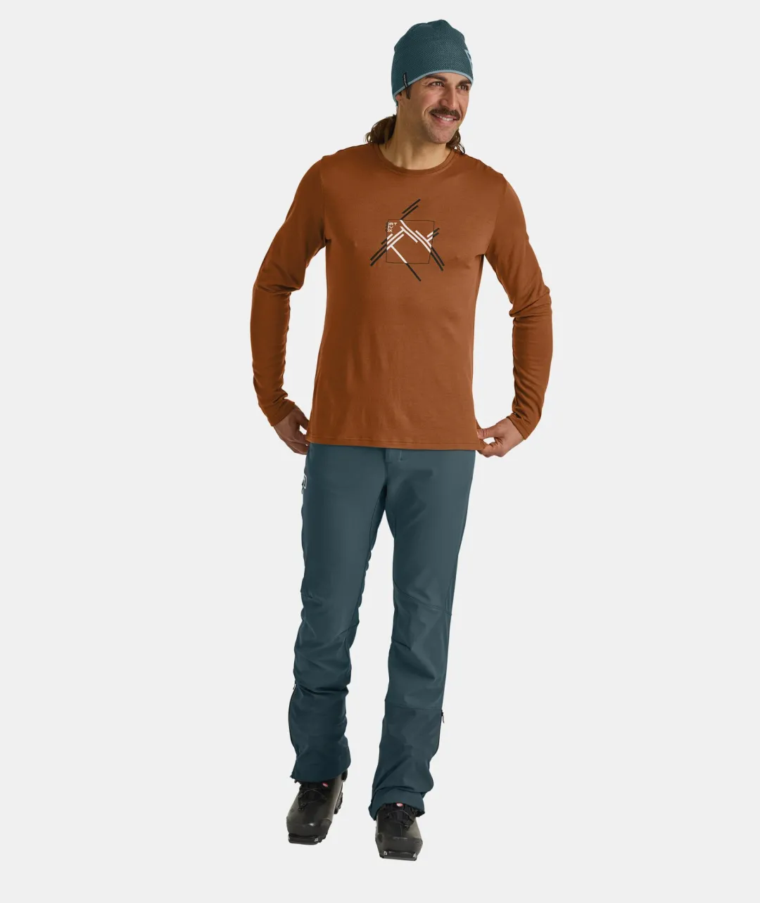 ORTOVOX T-Shirts & Longsleeves^185 MERINO MTN CUTOUT LS M blackraven