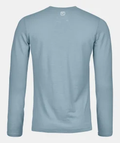 ORTOVOX T-Shirts & Longsleeves^185 MERINO MTN CUTOUT LS W glaciergrey