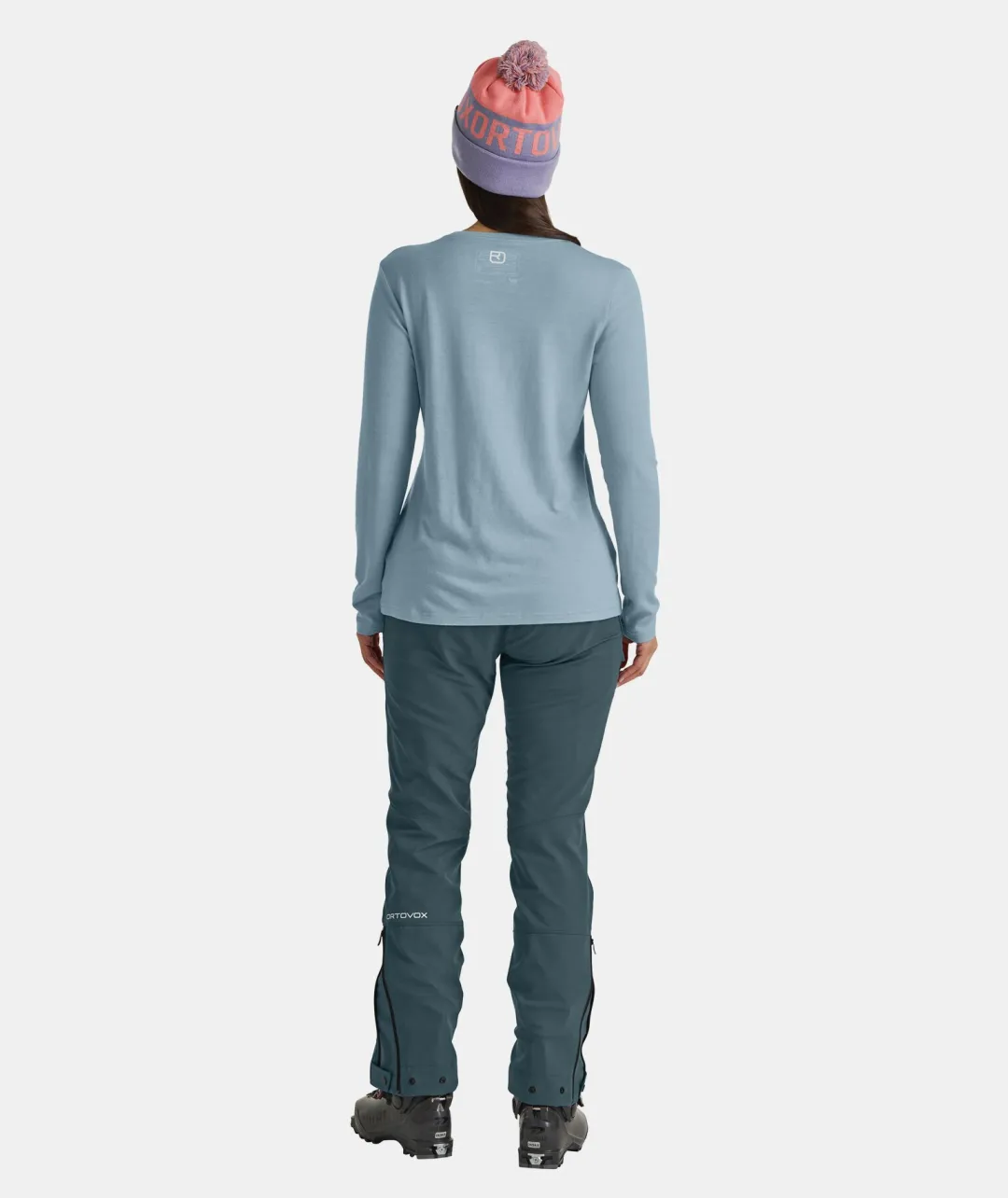 ORTOVOX T-Shirts & Longsleeves^185 MERINO MTN CUTOUT LS W glaciergrey