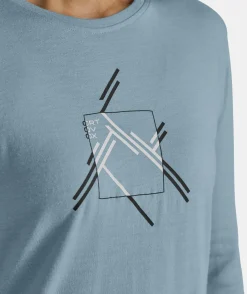 ORTOVOX T-Shirts & Longsleeves^185 MERINO MTN CUTOUT LS W glaciergrey