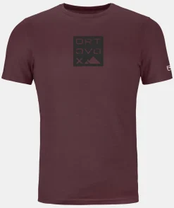 ORTOVOX T-Shirts & Longsleeves^185 MERINO SQUARE TS M winetasting