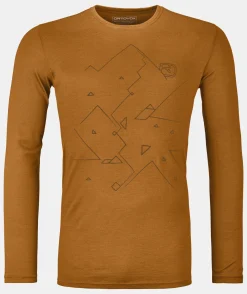 ORTOVOX T-Shirts & Longsleeves^185 MERINO TANGRAM LS M slyfox