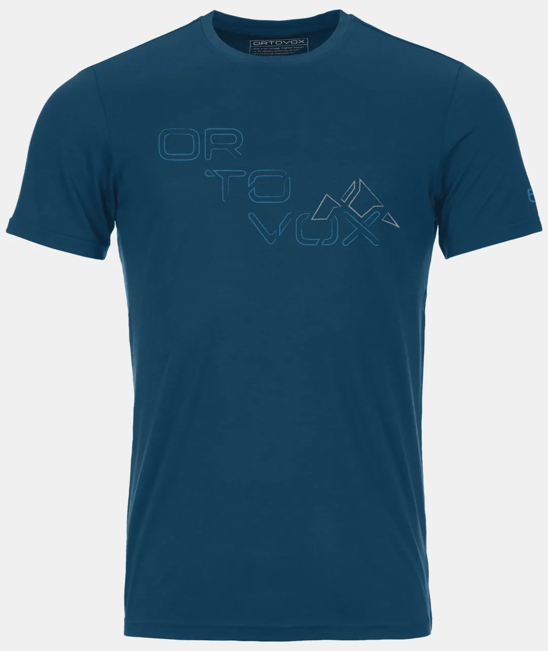 ORTOVOX T-Shirts & Longsleeves^185 MERINO TANGRAM LOGO TS M petrolblue