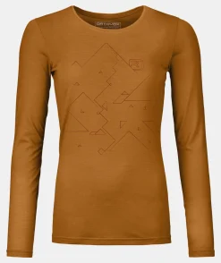 ORTOVOX T-Shirts & Longsleeves^185 MERINO TANGRAM LS W slyfox