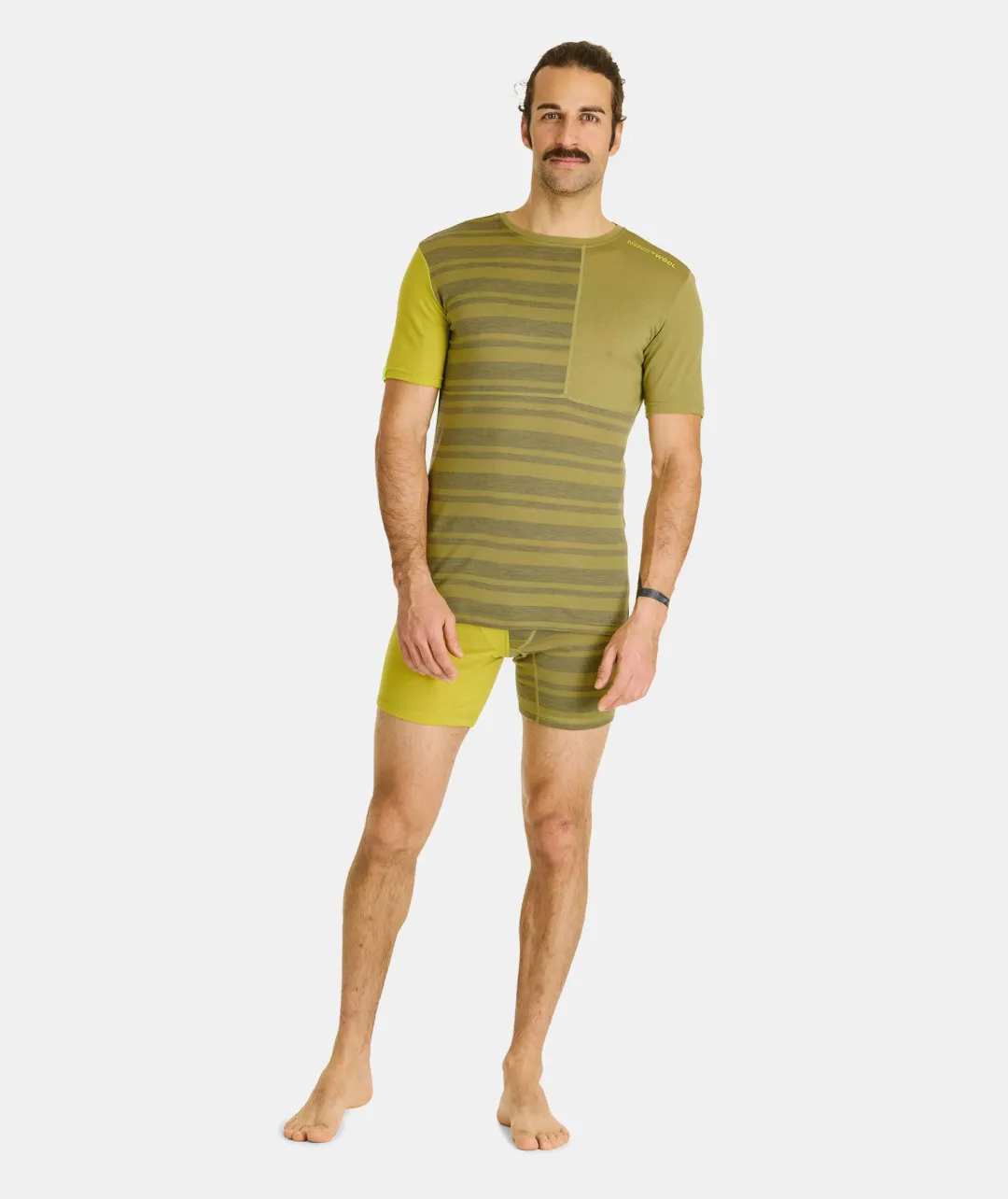 ORTOVOX Baselayer^185 ROCK'N'WOOL BOXER M greyblend