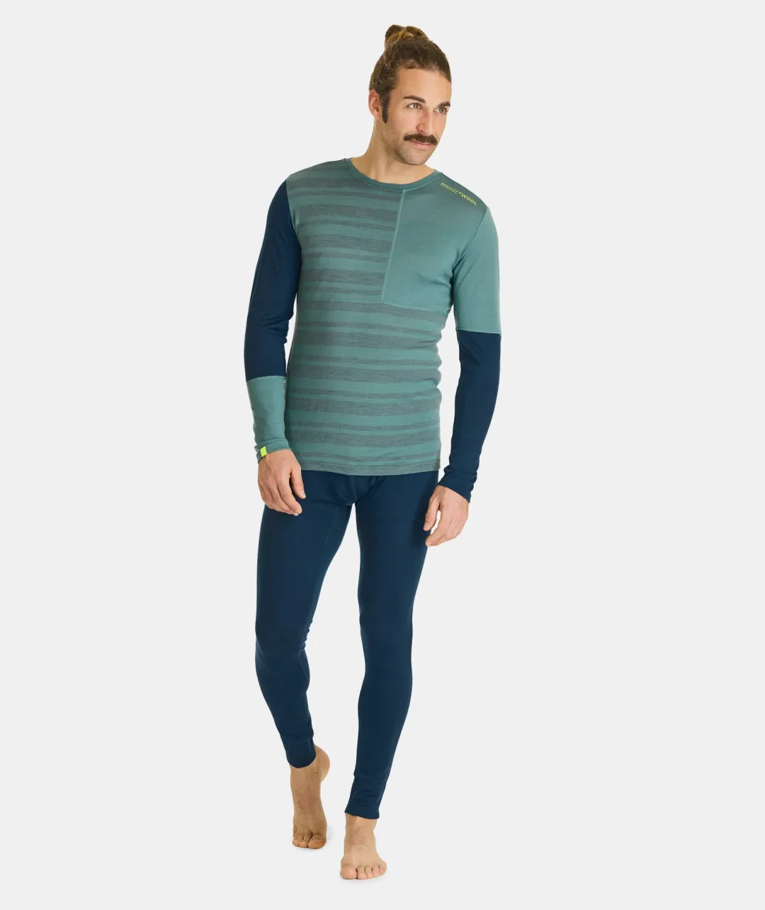 ORTOVOX Baselayer^185 ROCK’N’WOOL LONG PANTS M arcticgrey