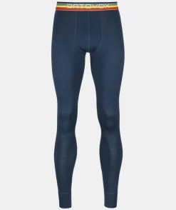 ORTOVOX Baselayer^185 ROCK’N’WOOL LONG PANTS M deepocean