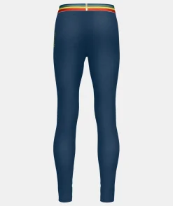 ORTOVOX Baselayer^185 ROCK’N’WOOL LONG PANTS M deepocean
