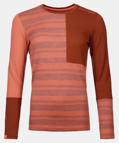 ORTOVOX Baselayer^185 ROCK'N'WOOL LONG SLEEVE W coral