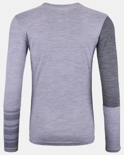 ORTOVOX Baselayer^185 ROCK'N'WOOL LONG SLEEVE W greyblend