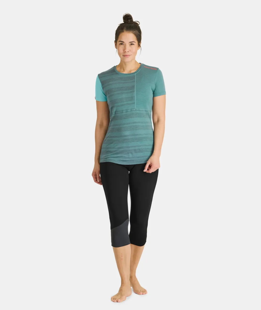 ORTOVOX Baselayer^185 ROCK’N’WOOL SHORT SLEEVE W arcticgrey