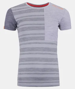 ORTOVOX Baselayer^185 ROCK’N’WOOL SHORT SLEEVE W greyblend