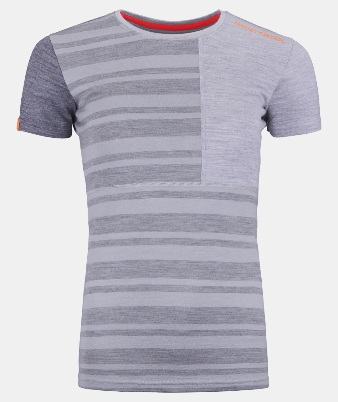 ORTOVOX Baselayer^185 ROCK’N’WOOL SHORT SLEEVE W greyblend
