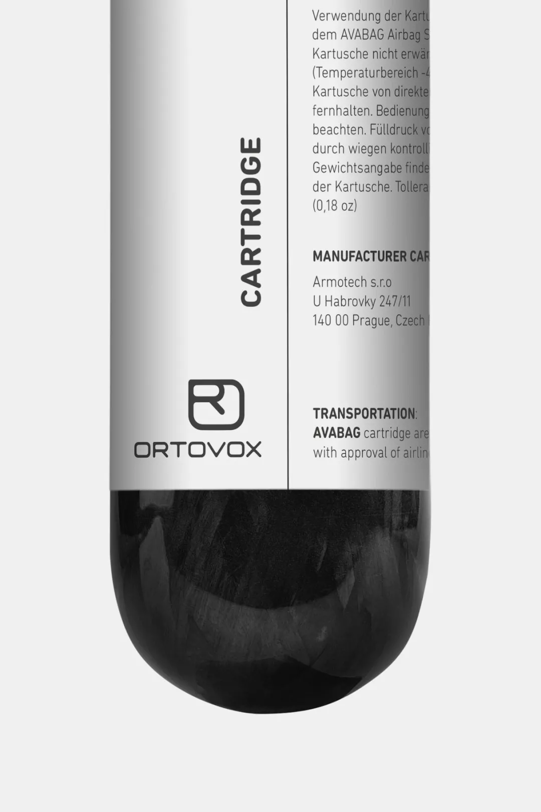 ORTOVOX Avabag Zubehör|Mechanische Lawinenrucksäcke^AVABAG KARTUSCHE CARBON black