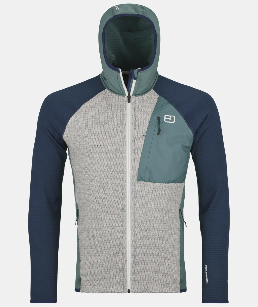 ORTOVOX Hoodies & Fleece-Jacken^FLEECE GP CLASSIC KNIT HOODY M arcticgrey
