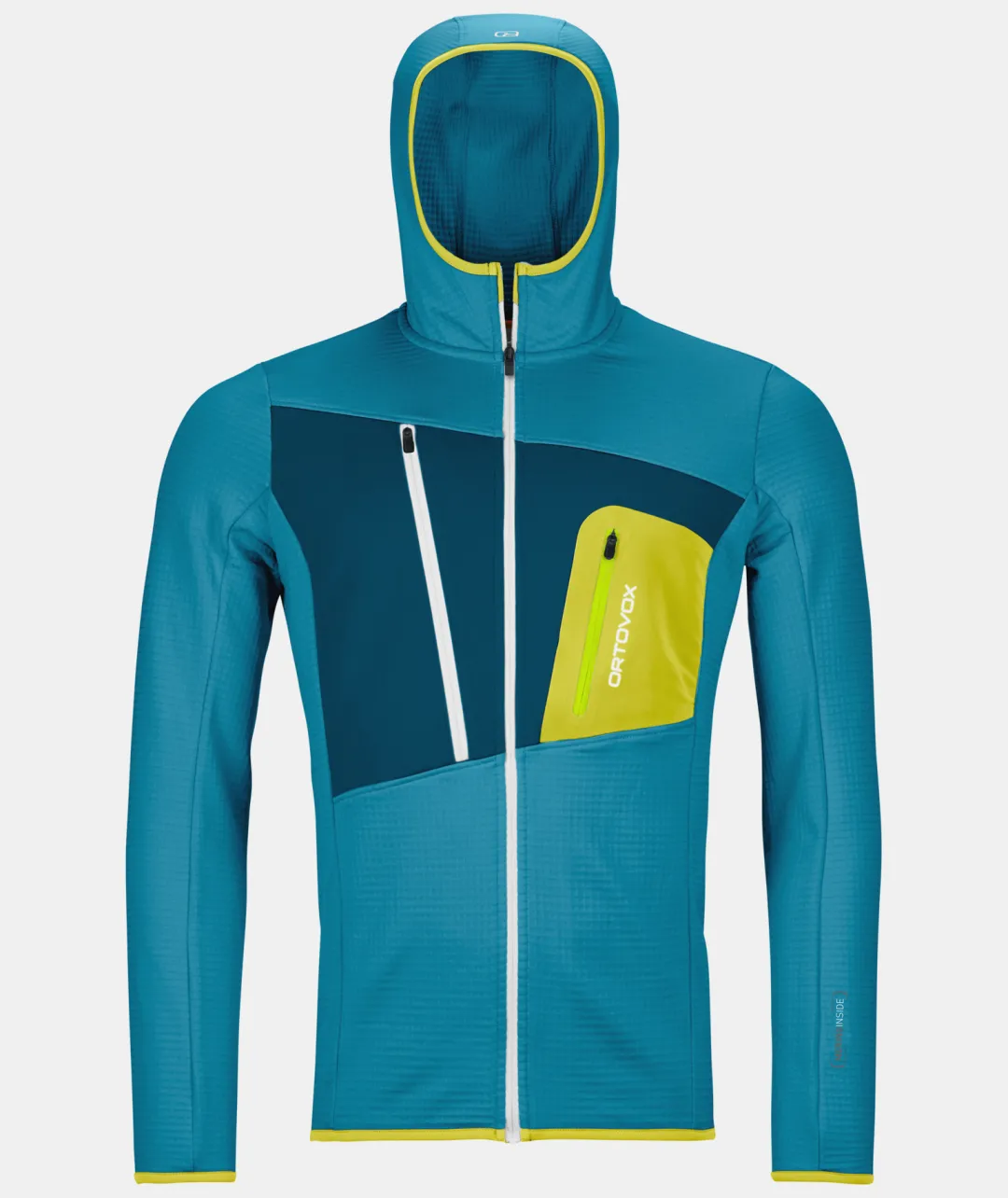 ORTOVOX Hoodies & Fleece-Jacken^FLEECE GRID HOODY M heritageblue