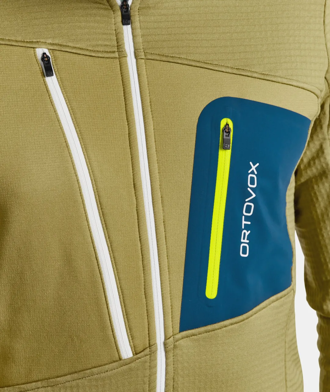ORTOVOX Hoodies & Fleece-Jacken^FLEECE GRID HOODY M heritageblue