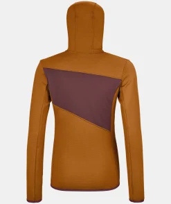 ORTOVOX Hoodies & Fleece-Jacken^FLEECE GRID HOODY W slyfox