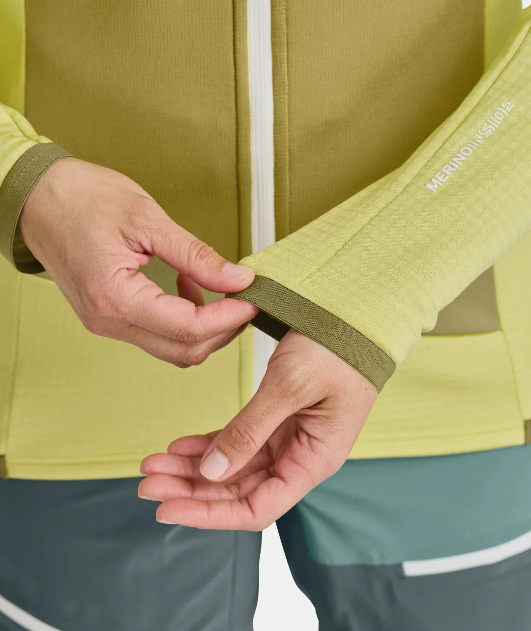 ORTOVOX Hoodies & Fleece-Jacken^FLEECE GRID HOODY W autumnleaves