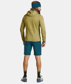 ORTOVOX Hoodies & Fleece-Jacken^FLEECE GRID HOODY M clayorange