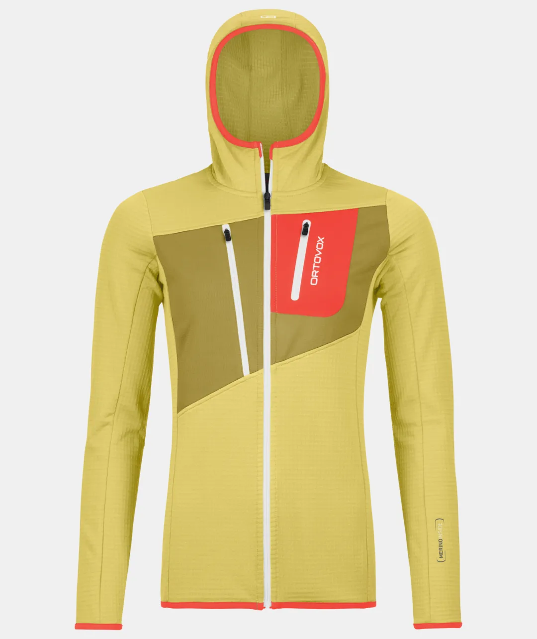 ORTOVOX Hoodies & Fleece-Jacken^FLEECE GRID HOODY W wabisabi