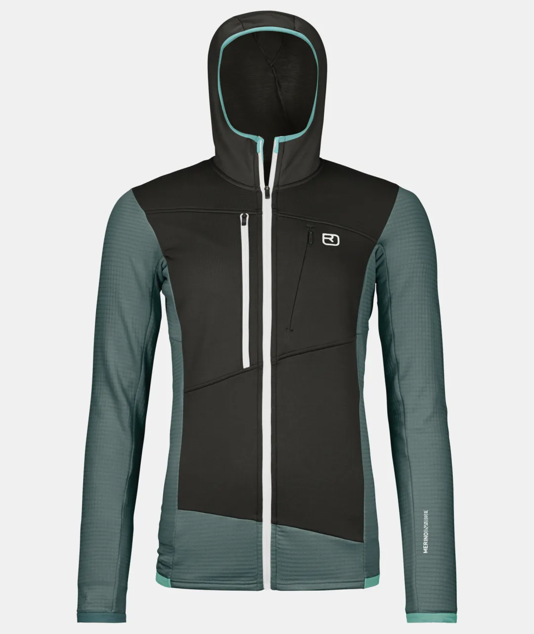 ORTOVOX Hoodies & Fleece-Jacken^FLEECE GRID HOODY W darkarcticgrey