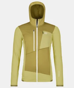 ORTOVOX Hoodies & Fleece-Jacken^FLEECE GRID HOODY W wabisabi