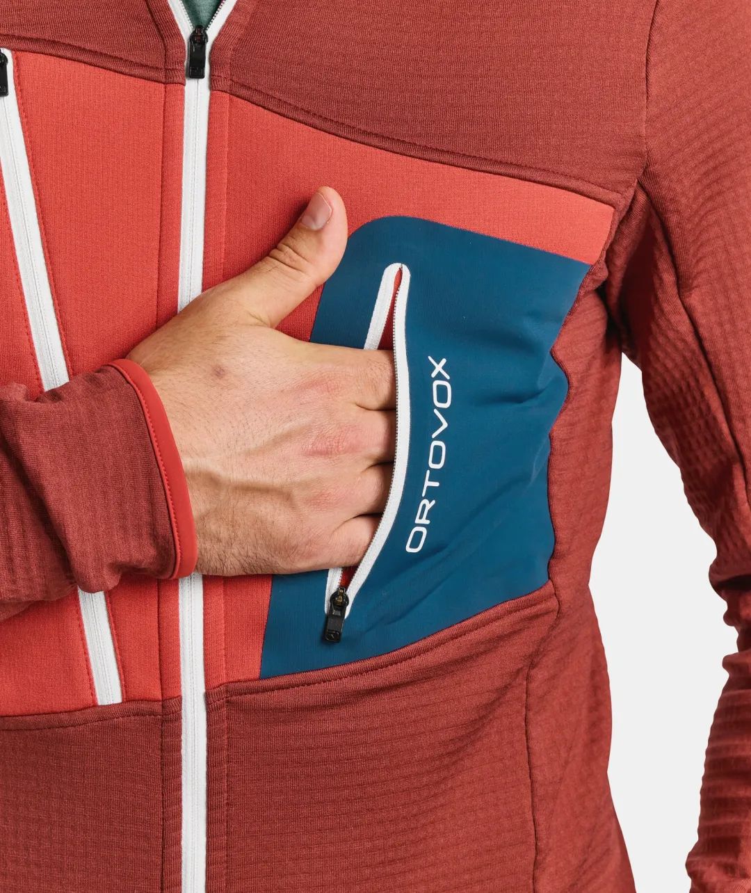 ORTOVOX Hoodies & Fleece-Jacken^FLEECE GRID JACKET M sweetalison
