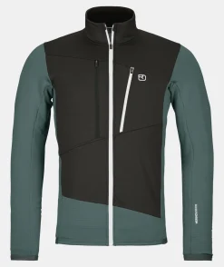 ORTOVOX Hoodies & Fleece-Jacken^FLEECE GRID JACKET M darkarcticgrey