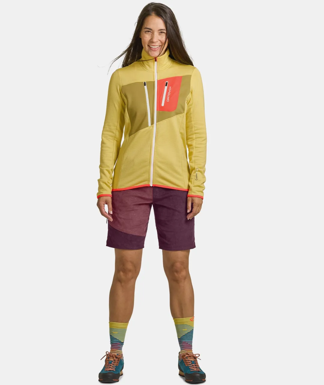 ORTOVOX Hoodies & Fleece-Jacken^FLEECE GRID JACKET W wabisabi