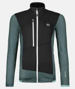 ORTOVOX Hoodies & Fleece-Jacken^FLEECE GRID JACKET W darkarcticgrey