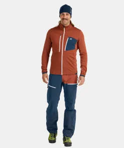 ORTOVOX Hoodies & Fleece-Jacken^FLEECE GRID JACKET M mountainblue